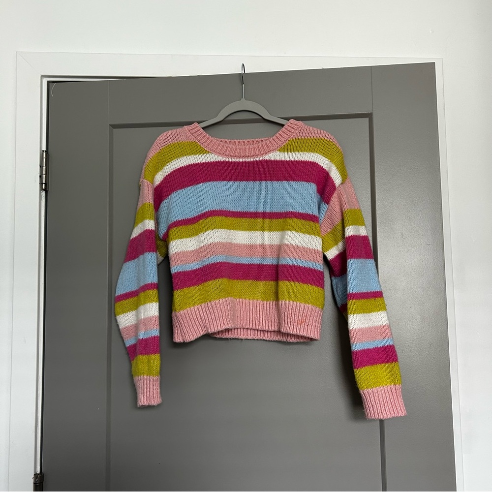 Colorful Striped Women's Sweater